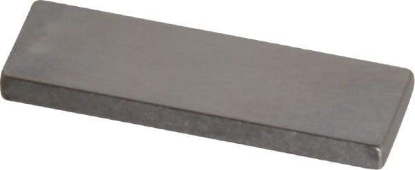 Mitutoyo - 0.105" Rectangular Steel Gage Block - Accuracy Grade AS-1, Includes Certificate of Inspection - All Tool & Supply