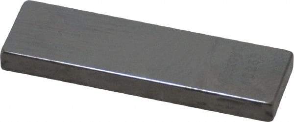 Mitutoyo - 0.11" Rectangular Steel Gage Block - Accuracy Grade AS-1, Includes Certificate of Inspection - All Tool & Supply