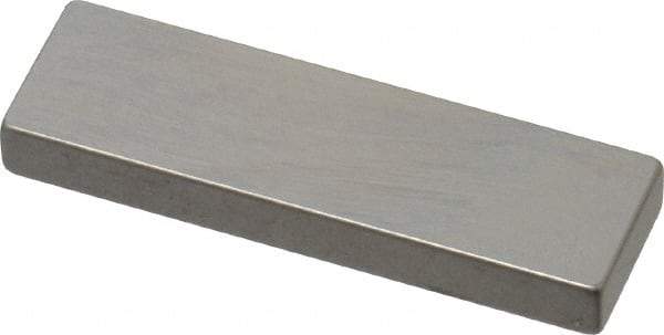 Mitutoyo - 0.136" Rectangular Steel Gage Block - Accuracy Grade AS-1, Includes Certificate of Inspection - All Tool & Supply