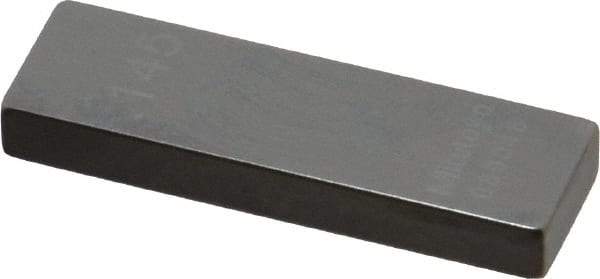 Mitutoyo - 0.145" Rectangular Steel Gage Block - Accuracy Grade AS-1, Includes Certificate of Inspection - All Tool & Supply