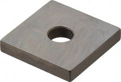 Mitutoyo - 0.16" Square Steel Gage Block - Accuracy Grade 0, Includes Certificate of Inspection - All Tool & Supply