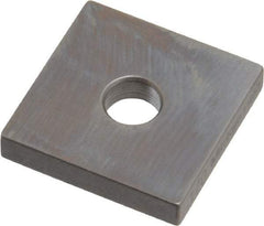 Mitutoyo - 0.17" Square Steel Gage Block - Accuracy Grade 0, Includes Certificate of Inspection - All Tool & Supply