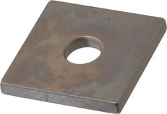 Mitutoyo - 0.117" Square Steel Gage Block - Accuracy Grade 0, Includes Certificate of Inspection - All Tool & Supply