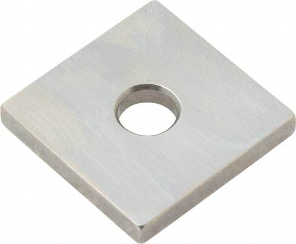 Mitutoyo - 0.134" Square Steel Gage Block - Accuracy Grade 0, Includes Certificate of Inspection - All Tool & Supply