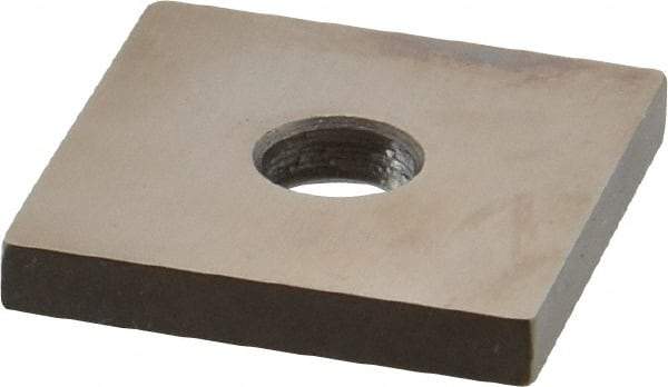 Mitutoyo - 0.136" Square Steel Gage Block - Accuracy Grade 0, Includes Certificate of Inspection - All Tool & Supply