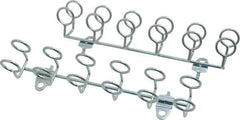 Triton - 9" Long Multi-ring Tool Holder Pegboard Hook - 1-3/4" Projection, Steel - All Tool & Supply