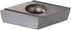 Ingersoll Cutting Tools - DCET32.50 GF Grade TT9020 Carbide Turning Insert - 55° Diamond, 3/8" Inscr Circle, 5/32" Thick, 0.008" Corner Radius - All Tool & Supply