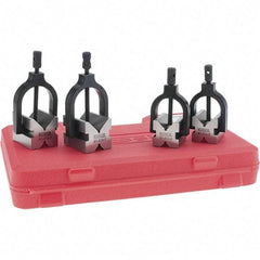 SPI - 1 and 1-1/2" Max Capacity, 90° Angle, V-Block - 1-1/2 and 2" Long x 1-1/4 and 1-1/2" Wide x 1-1/4 and 1-1/2" High - All Tool & Supply