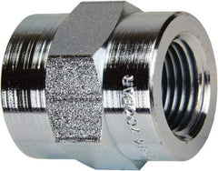 Enerpac - 3/8 NPTF Zinc-Plated Steel Hydraulic Hose Female Coupler - 10,000 psi - All Tool & Supply