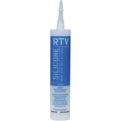 White Lightning - 10 oz Tube Clear RTV Silicone Sealant - 5 to 7 Days Full Cure Time - All Tool & Supply