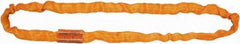 Lift-All - 10' Long x 6-1/8" Wide, 200,000 Lb Basket Capacity, Nylon, Aramid Web Sling - 160,000 Lb Choker Capacity, 3-3/4" Diam Chain, Orange - All Tool & Supply