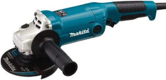 Makita - 5" Wheel Diam, 11,000 RPM, Corded Angle & Disc Grinder - 5/8-11 Spindle, 120 Volts, 10.5 Amps - All Tool & Supply