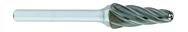 SL-7A -- 3/4 x 1-1/2 LOC x 1/4 Shank x 2 OAL 14 Degree Included Angle Carbide Aluminum Cut Burr - All Tool & Supply