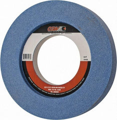 Camel Grinding Wheels - 12" Diam x 5" Hole x 2" Thick, H Hardness, 46 Grit Surface Grinding Wheel - Aluminum Oxide, Type 7, Coarse Grade, 2,228 Max RPM, Vitrified Bond, Two-Side Recess - All Tool & Supply