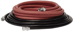 Binks - Paint Sprayer Hose with Fittings - 25 Ft. Fluid and Air Hose Asm with Fittings (2 Hose Set), Compatible with Pressure Tank and Spray Guns - All Tool & Supply