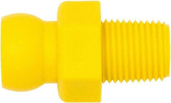 Loc-Line - 1/4" Hose ID, Male to Female Coolant Hose Connector - 1/8" NPT, For Loc-Line Modular Hose Systems - All Tool & Supply