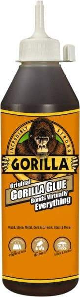Gorilla Glue - 18 oz Bottle Brown All Purpose Glue - 20 min Working Time - All Tool & Supply
