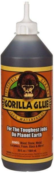 Gorilla Glue - 36 oz Bottle Brown All Purpose Glue - 20 min Working Time - All Tool & Supply