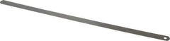 Precision Brand - 0.0118 Inch Thick x 1/2 Inch Wide x 12 Inch Leaf Length, Parallel Feeler Gage - High Carbon Steel - All Tool & Supply