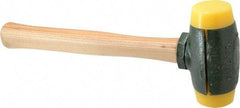 Garland - 2-3/4 Lb Head 1-3/4" Face Plastic Split Head Hammer - 12-3/4" OAL, Wood Handle - All Tool & Supply