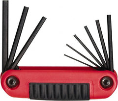 Eklind - 9 Piece Fold-Up Hex Key Set - All Tool & Supply