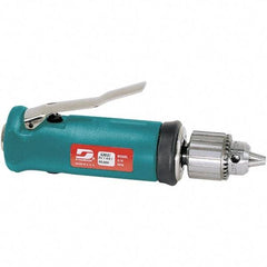 Dynabrade - 1/4" Keyed Chuck - Inline Handle, 20,000 RPM, 0.5 hp, 90 psi - All Tool & Supply