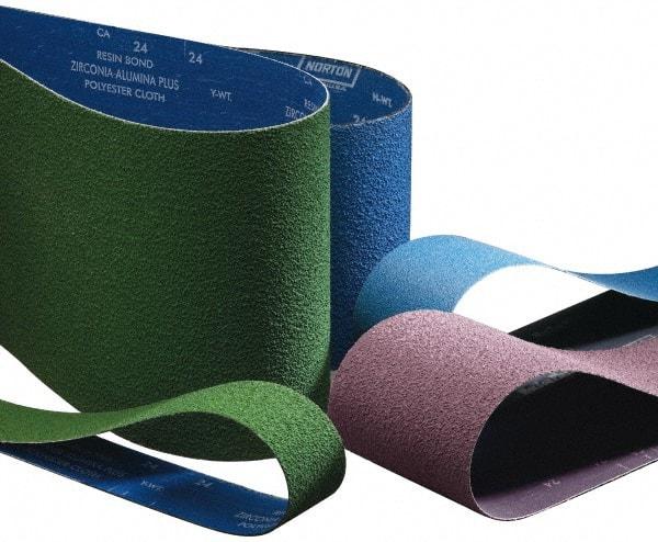 Norton - 1" Wide x 24" OAL, 100 Grit, Abrasive Belt - Fine, Coated, Series R981 - All Tool & Supply