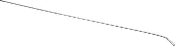 Schaefer Brush - 24" Long, 8-32 Female, Galvanized Steel Brush Handle Extension - 0.162" Diam, 8-32 Male, For Use with Tube Brushes & Scrapers - All Tool & Supply