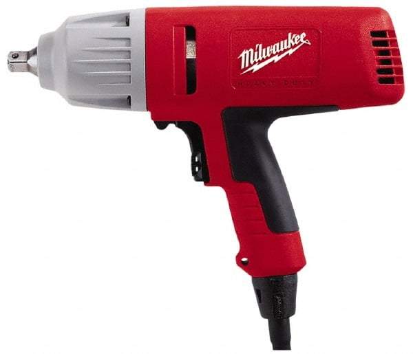 Milwaukee Tool - 1/2 Inch Drive, 300 Ft./Lbs. Torque, Pistol Grip Handle, 600 to 1,800 RPM, Impact Wrench - 7 Amps, 120 Volts - All Tool & Supply