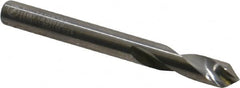 Made in USA - 1/4" Body Diam, 90°, 2-1/2" OAL, Solid Carbide Spotting Drill - All Tool & Supply