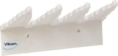 Vikan - 22 Lb, 6-1/2" Wide, 2-1/2" High, Polypropylene, Wall Bracket - 9-1/2" Long, 3 Holders - All Tool & Supply