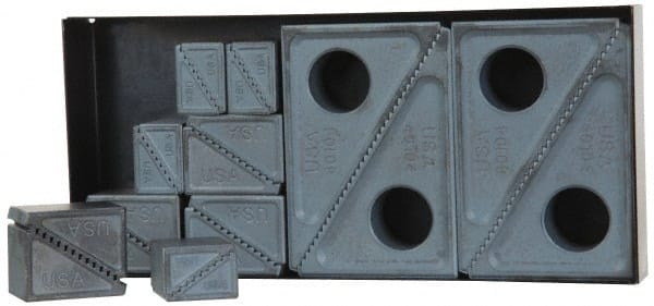 Gibraltar - 11 Piece Steel Step Block Kit - Exact Industrial Supply