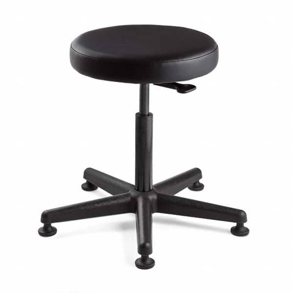 Bevco - Swivel & Adjustable Stools Type: Adjustable Backless Stool Base Type: Nylon - All Tool & Supply