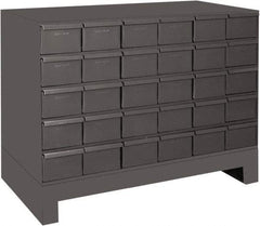 Durham - 30 Drawer, Small Parts Steel Storage Cabinet - 11-3/4" Deep x 34" Wide x 26-7/8" High - All Tool & Supply