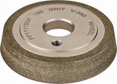 Darex - 3" Diam, 3/4" Hole Size, 1-1/4" Overall Thickness, 180 Grit, Type 12 Tool & Cutter Grinding Wheel - Medium Grade, Diamond - All Tool & Supply