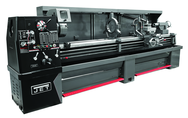 21x80 Geared Head Lathe with 3-1/8" D1-8 Large Spindle Bore;Matrix disc clutch; 21" swing; 80" between centers; 10-2/3" cross slide travel; 16 spindle speeds (20-1600RPM); 10HP 230/460V 3PH Prewired 230V CSA/UL Certified - All Tool & Supply