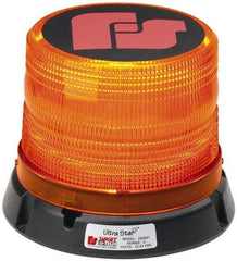 Federal Signal Emergency - Class I Candelas, 95, 120 & 60 FPM, Permanent 1" Pipe Mount Emergency LED Beacon Light Assembly - Powered by 12 to 24 Volts, Amber - All Tool & Supply