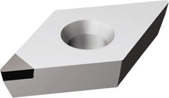 Sandvik Coromant - DCMW32.52 FP Grade CD10 Carbide Turning Insert - Uncoated, 55° Diamond, 3/8" Inscr Circle, 5/32" Thick, 1/32" Corner Radius - All Tool & Supply