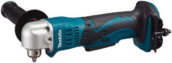 Makita - 18 Volt 3/8" Chuck Right Angle Handle Cordless Drill - 0-1800 RPM, Keyed Chuck, Reversible, Lithium-Ion Batteries Not Included - All Tool & Supply