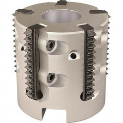 Vargus - 2.323" Cut Diam, 7.874" Max Depth of Cut, 1" Arbor Hole Diam, Internal/External Indexable Thread Mill - Insert Style 25S, 9 Inserts, Toolholder Style RTMC-D, 1.58" OAL - All Tool & Supply