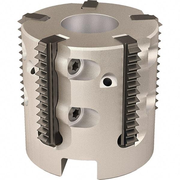 Vargus - 1.532" Cut Diam, 7.874" Max Depth of Cut, 1/2" Arbor Hole Diam, Internal/External Indexable Thread Mill - Insert Style 25S, 5 Inserts, Toolholder Style RTMC-D, 1.26" OAL - All Tool & Supply