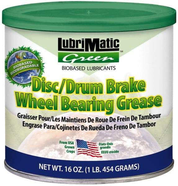 LubriMatic - 16 oz Tub Biobased General Purpose Grease - Blue, 350°F Max Temp, - All Tool & Supply