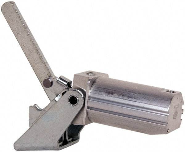 De-Sta-Co - 500 Lb Inner Hold Capacity, Horiz Mount, Air Power Hold-Down Toggle Clamp - 1/8 NPT Port, 145 Max psi, 103° Bar Opening, 35.05mm Height Under Bar - All Tool & Supply