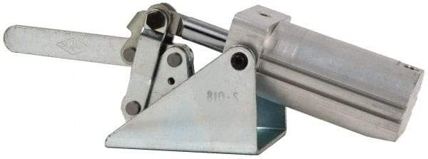 De-Sta-Co - 750 Lb Inner Hold Capacity, Horiz Mount, Air Power Hold-Down Toggle Clamp - 1/8 NPT Port, 145 Max psi, 99° Bar Opening, 45.47mm Height Under Bar - All Tool & Supply