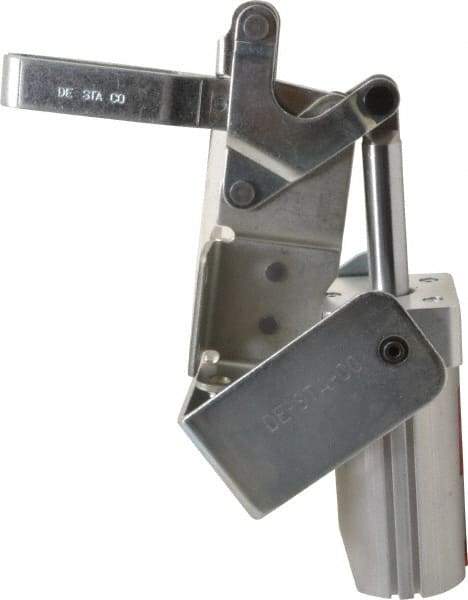 De-Sta-Co - 600 Lb Inner Hold Capacity, Vert Mount, Air Power Hold-Down Toggle Clamp - 1/8 NPT Port, 145 Max psi, 88° Bar Opening, 98.81mm Height Under Bar - All Tool & Supply