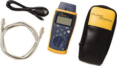 Fluke Networks - Universal Cable Tester - LCD Screen, RJ45 Connectors - All Tool & Supply