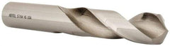 Hertel - 57/64" 118° High Speed Steel Screw Machine Drill Bit - Bright Finish, Right Hand Cut, 3-5/8" Flute Length, 5-5/8" OAL - All Tool & Supply