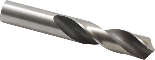 Hertel - 55/64" 118° High Speed Steel Screw Machine Drill Bit - Bright Finish, Right Hand Cut, 3-1/2" Flute Length, 5-1/2" OAL - All Tool & Supply