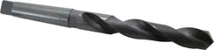 Hertel - 1-7/32", 4MT 118° Point High Speed Steel Taper Shank Drill Bit - Oxide Finish, 7-1/2" Flute Length, 13-1/8" OAL - All Tool & Supply