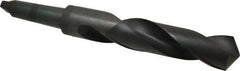 Hertel - 2-1/2", 5MT 118° Point High Speed Steel Taper Shank Drill Bit - Oxide Finish, 11-1/4" Flute Length, 18-3/4" OAL - All Tool & Supply